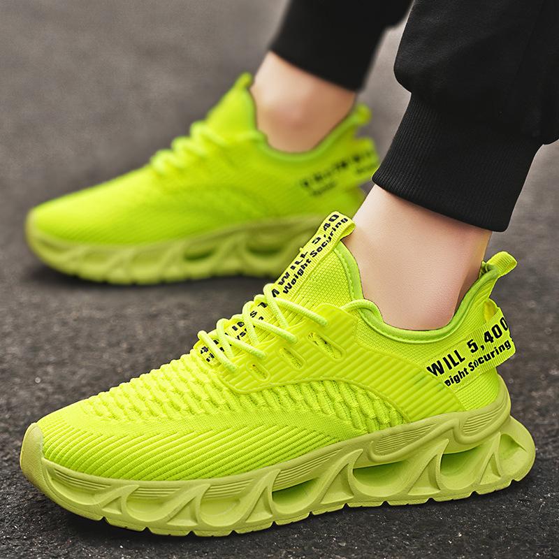 

Summer running shoes new couple casual fly-woven sports shoes trendy large size socks shoes men s one 2025 39