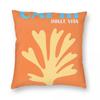 Capri Dolce Vita Italy Square Pillowcase Polyester Linen Velvet Printed Zip Decor Car Cushion Cover