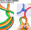 Colorful 10-Piece Hopscotch Ring Set, 28cm, Kids Hopscotch Playground Equipment, Kids Training Equipment, IndoorOutdoor Play, Exercise Practice,