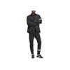 adidas Originals Trefoil Striped Colorblock Logo Zip-Up Cotton Jacket Men Jacket Black HR8696