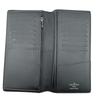 LOUIS VUITTON M61697 Monogram Eclipse leather Brazza Portefeuille Purse black leather mens Used