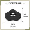 Bike Seat Cushion Saddle Wear Resistant Replacement 34cm Shock Absorption Wide for
