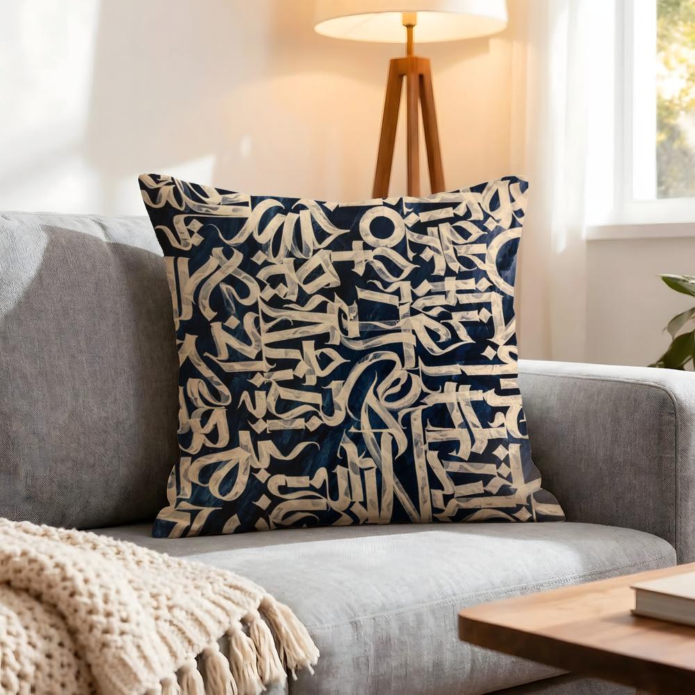 Art Pokra Lampa Art Cushion Cover 1Pcs Decorative Covers Soft Cushion Case For Sofa Couch Decor 40X40 45X45 Pillowcases