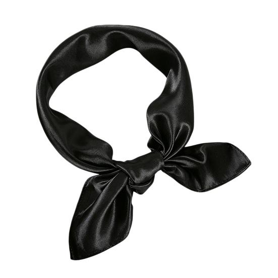 Silk Scarf Soft Breathable Smooth Satin Square Scarf Sun Protection Headscarf Headband Neck Wrap Lightweight Fashion Accessory