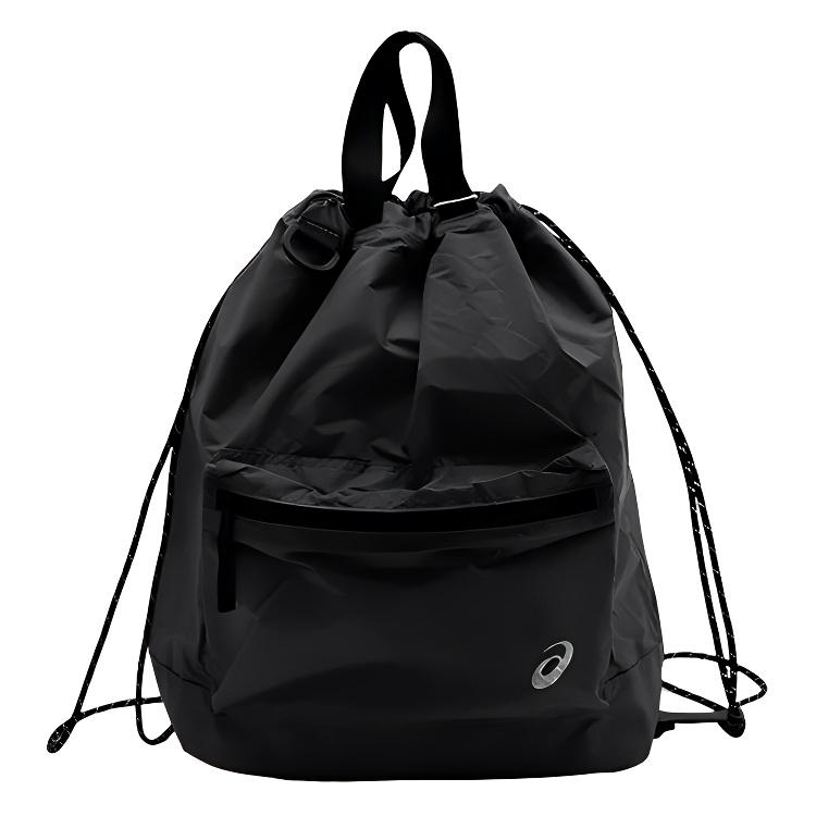New Asics Polyamide Backpack Unisex Black 3033C131-001