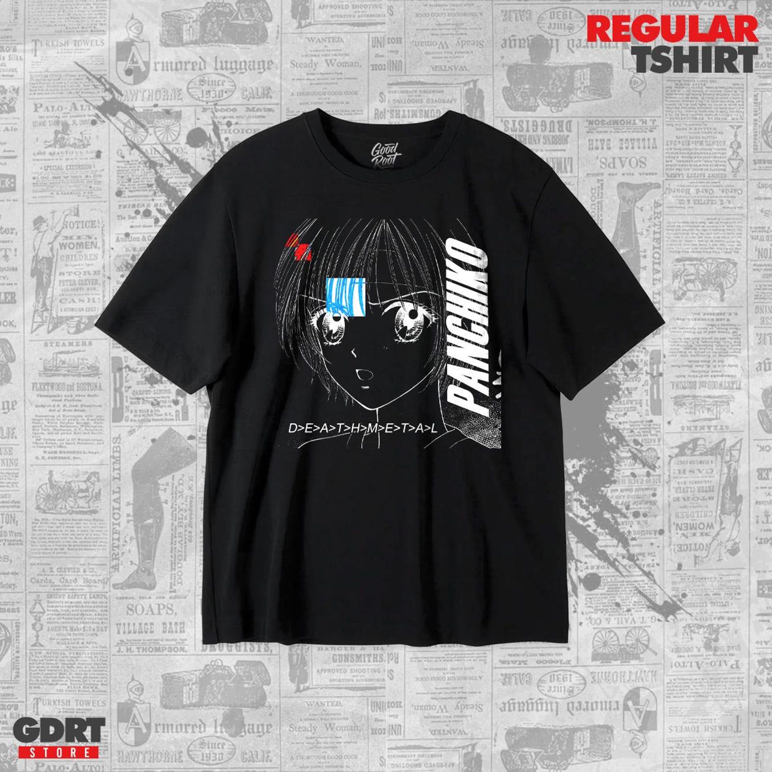 Panchiko T shirt - D E A T H M E T A L Albums - Unisex Heavy Shirt XL