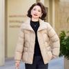 Women's Elegant Duck Down Winter Jacket for Mature Women