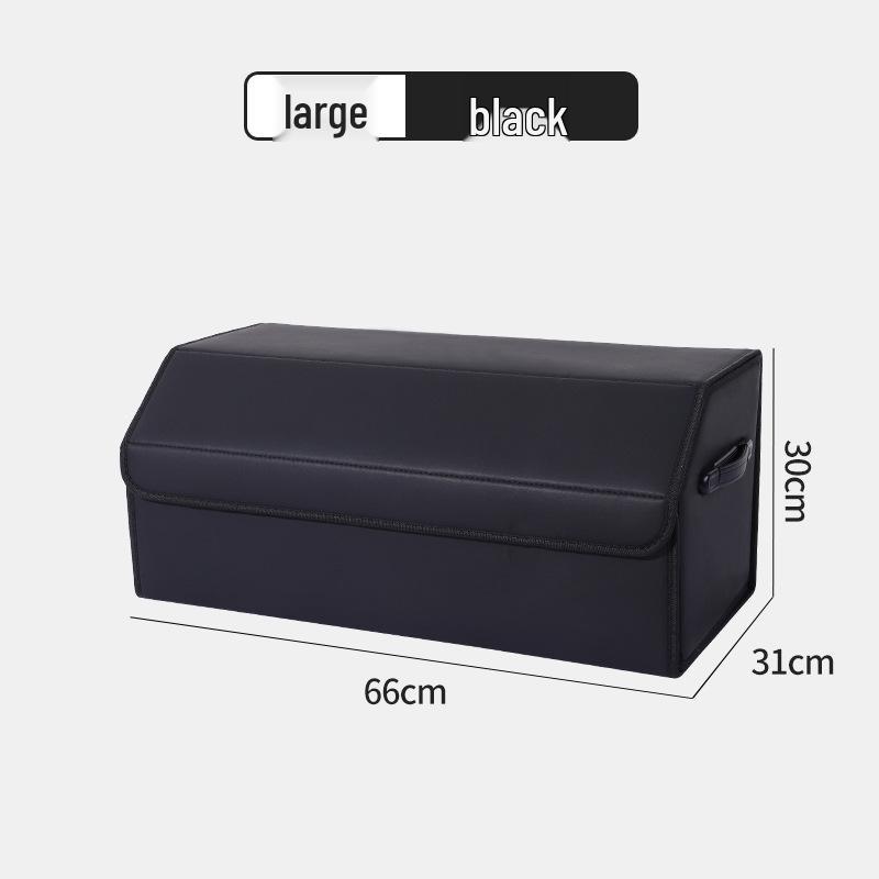 Leather Car Trunk Storage Organizer Box
