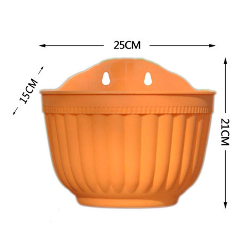 Colorful Flower Pot Semi-circular Succulent Hanging Gift Plant Holder Home Garden