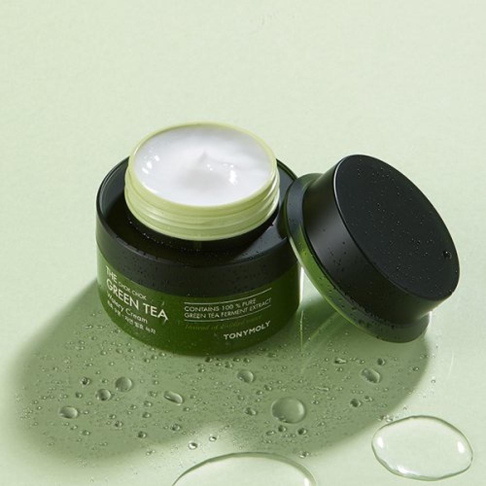Tonymoly Green Tea Moisture Cream 60ml FREE