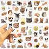 8 Cartoon Cute Cat Stickers Can Be Waterproof Diary Hand Account Stickers Gu Card Stickers DIY Decorative Stickers Stickers