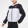 Nike Embroidered Logo Color-Block Breathable Sports Jacket Women Outerwear White CZ8319-010