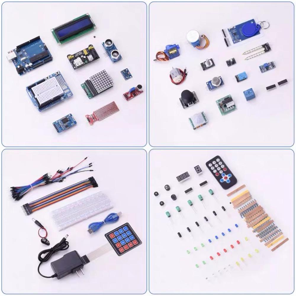 The Most Complete Kit for arduino Uno_R1 Board Programming Project DIY Electronics Laboratory Smart Beginner Kit for ATmega118P