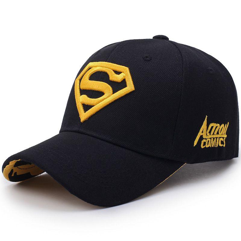 Luxurious Super Hero Cap Superman Snapback Embroidery Hat Unisex Steampunk Design