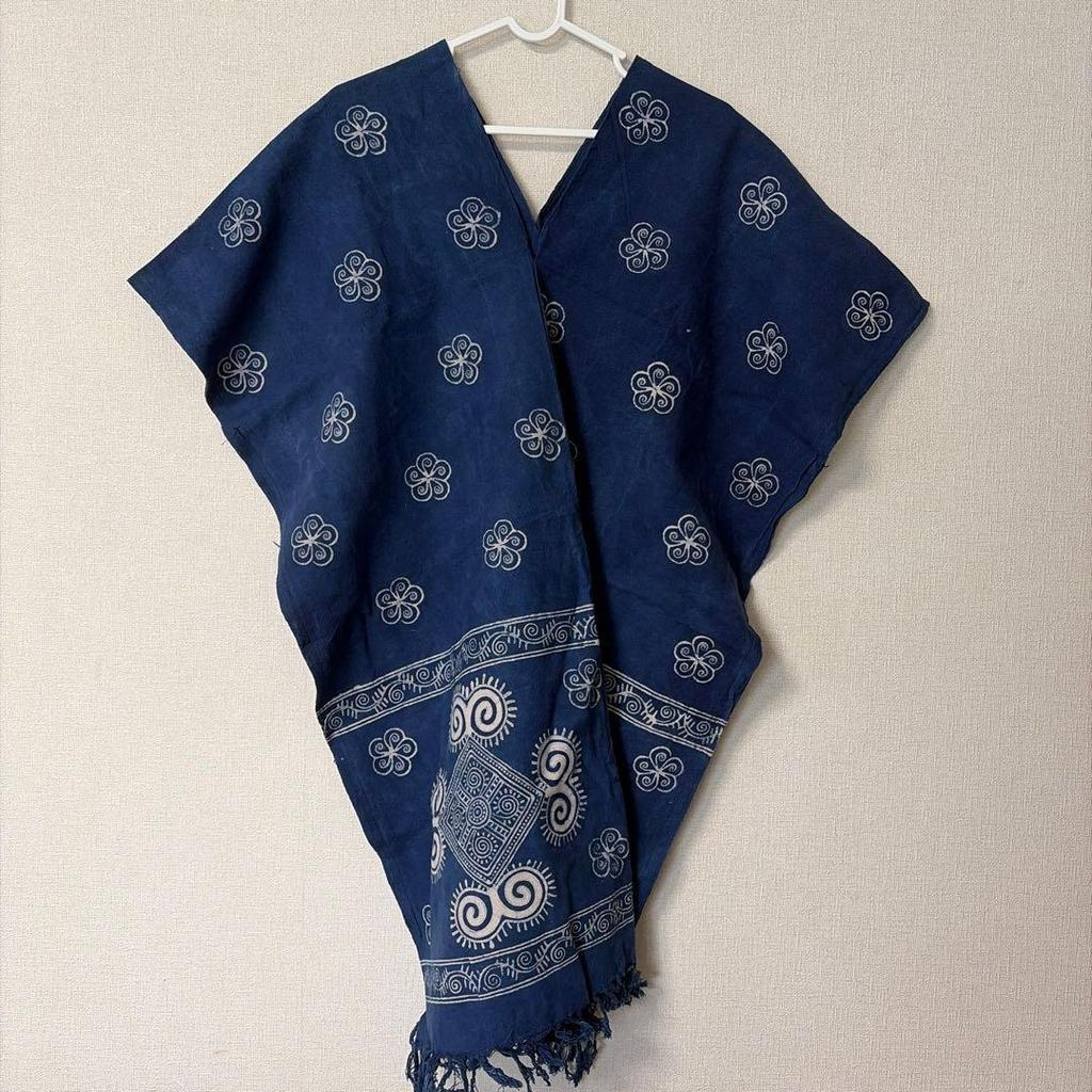 Used Obon Sale New Unused Indigo Dye Wax Dyeing Cantonese Style Clothing