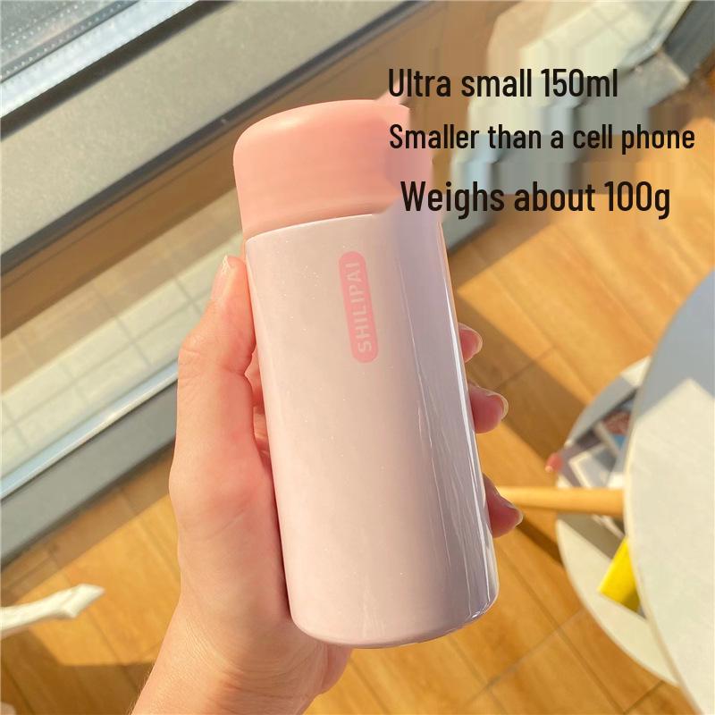 Ультракомпактная мини-термос-чашка с фильтром — стильная, портативная и очень милая Pink 150ml [304 Material]