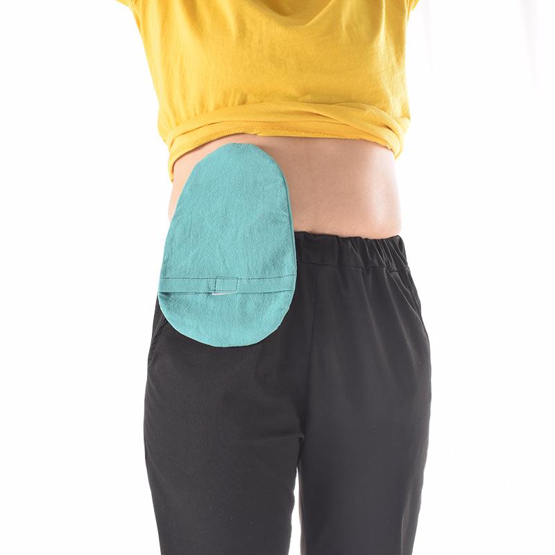 

1Pcs Breathable Ostomy Bag Cover Home Hospital Soft Cotton Washable Colostomy Pouch Cover for Elderly Patient Ostomy Bag Cover зелёный