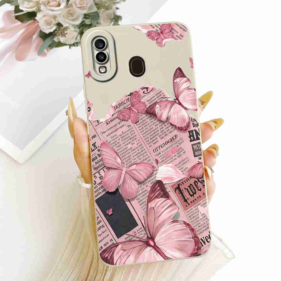 Flower Painted Cover For Samsung Galaxy A20s A20 A20e Luxury Girl Phone Cases For Samsung A20 A 20 s 20e A20s Soft Funda
