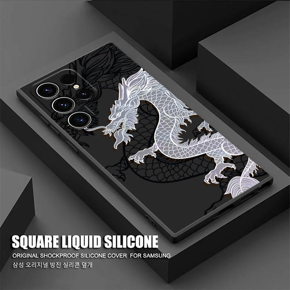 

Fashion Dragon Tattoo Pattern Phone Case For Samsung Galaxy S26 Ultra Cases S25 FE S24 S23 S21 Ultra S20FE S22 S26 Plus 5G Cover Galaxy S20 5G