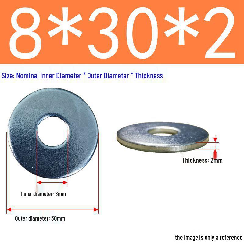 Galvanized Flat Metal Washer Spacer M3-M60