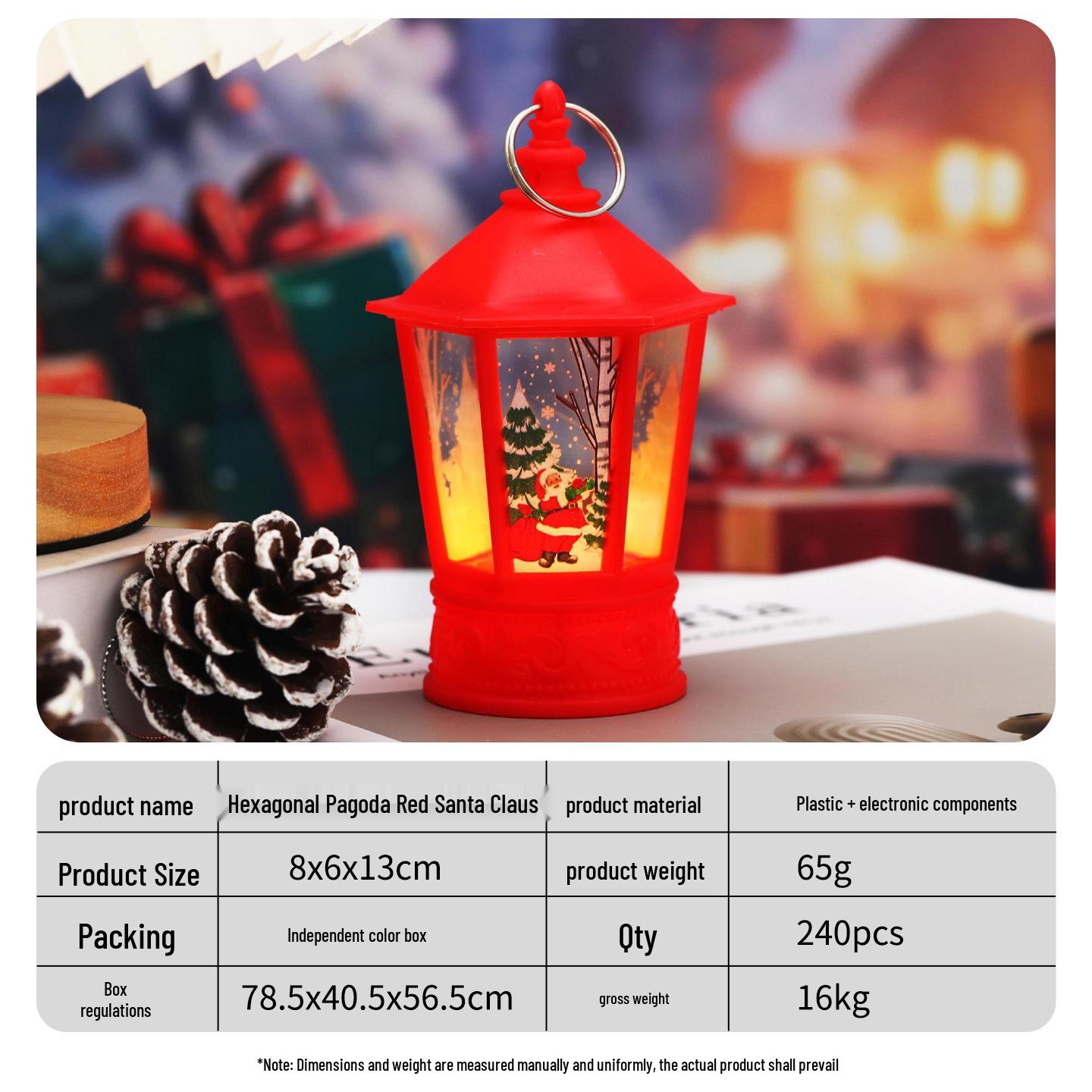Christmas LED Lantern Candle Light for Festive Decorations