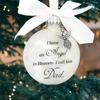 With Feather Christmas Ball 8cm Memorial Pendant Navidad Memorial Hanging Ornament  Xmas Tree