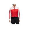 Adidas Colorblock Windbreaker Jacket Women Outerwear Red Pink GF0130