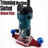 New Wood Router Base with Handles Fixed-base Compact Guide for Woodworking Electric Trimming Wood Milling Engraving