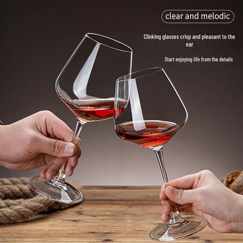 JingQingFu Lead-Free Stemmed Wine Glasses
