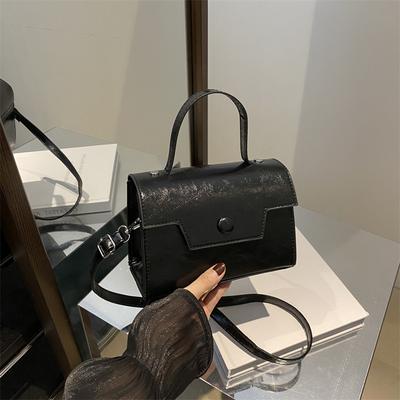 High Value Small Bag Women's Bag 2025 New Fashion Shoulder Messenger Bag Spring and Summer Simple Portable Small Square Bag