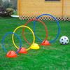1 Pezzo Base ad Iniezione d'Acqua Porta da Calcio Bandierina Logo Palo Segnale Attrezzatura per Allenamento Segnaletica Bastone Segnalatore di Ostacoli