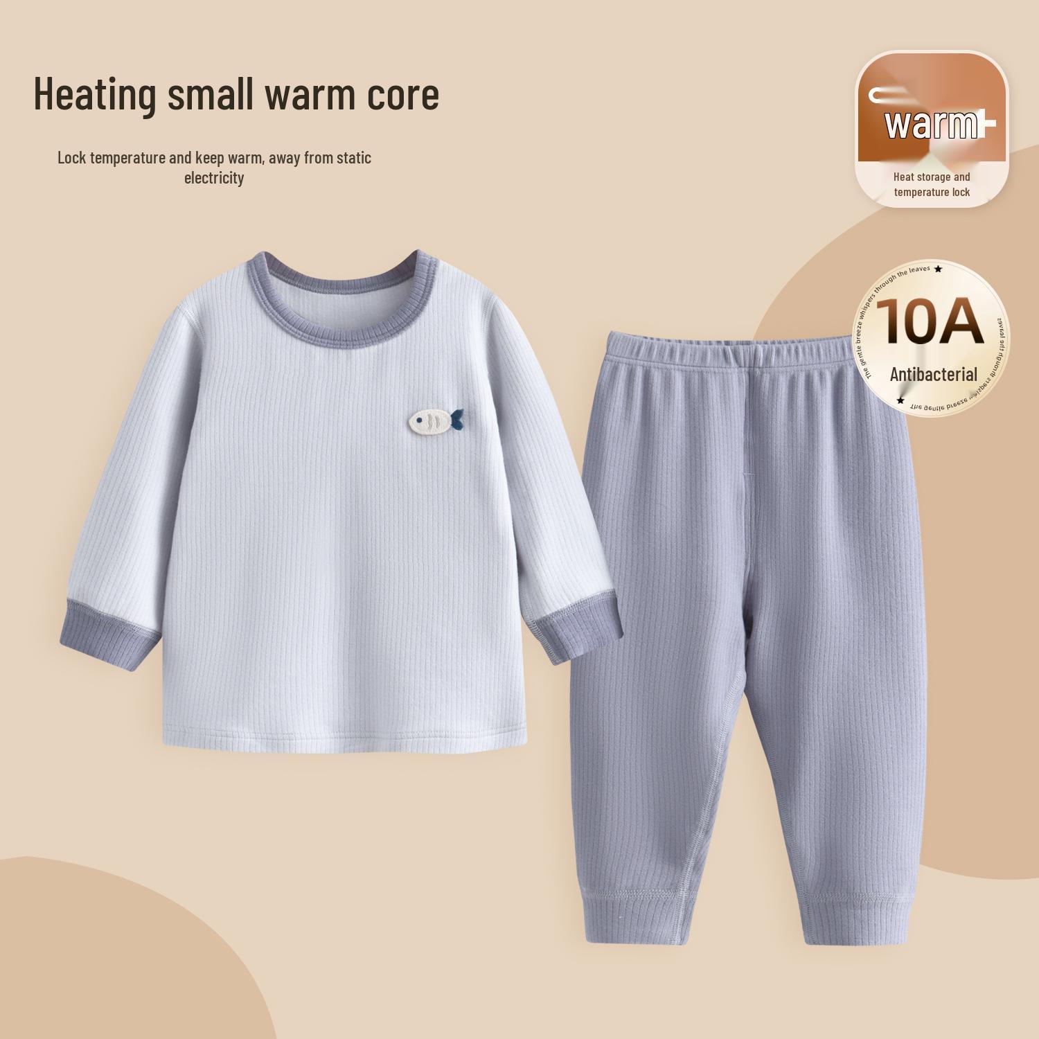 

Kids Fall Pants Set: Cozy Spring-Autumn Pajamas & Base Layer for Boys & Girls 100 cm