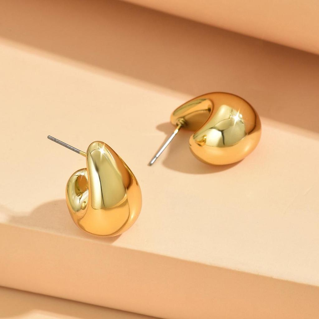 Plump Water Drop Acrylic Dangle Earrings - Simple & Fashionable Jewelry for Women