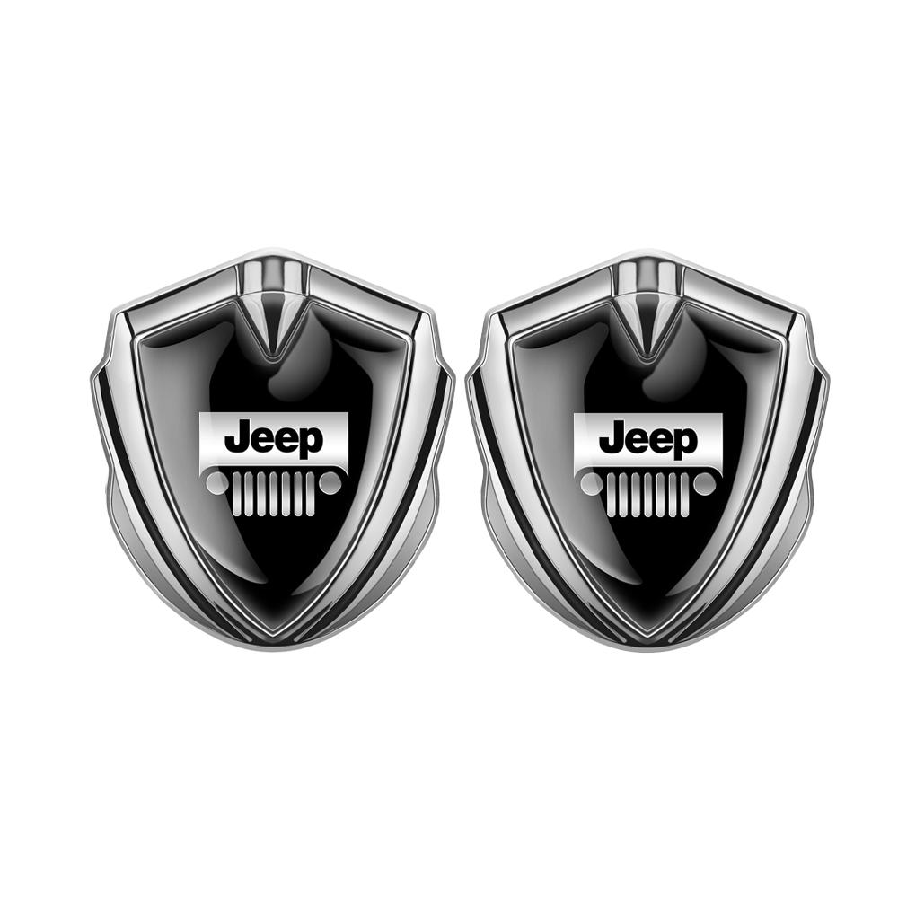 1/2pcs Car Accessories Metal Shield Body Trunk Emblem Stickers For Jeep Renegade Patriot Wrangler Cherokee Compass Grand JPB JK
