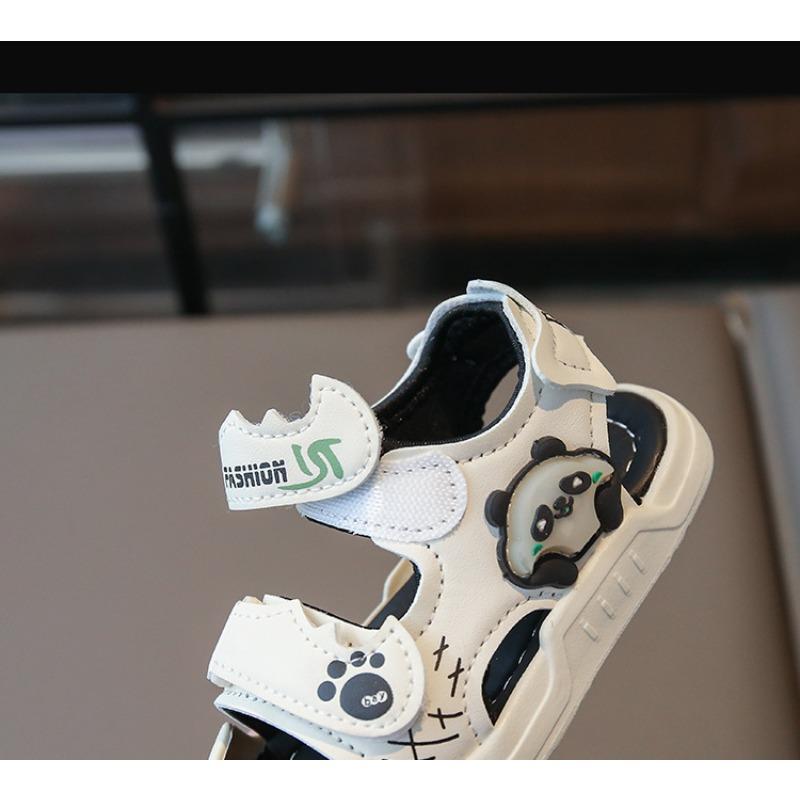 New Summer Luminous Closed-toe Sandals, Waterproof Soft Sole Toddler Walking Shoes