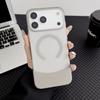 Applicable To Apple 17promax Splicing 2-in-1 Matte Magnetic Mobile Phone Case iPhone16 Acrylic Protective Case