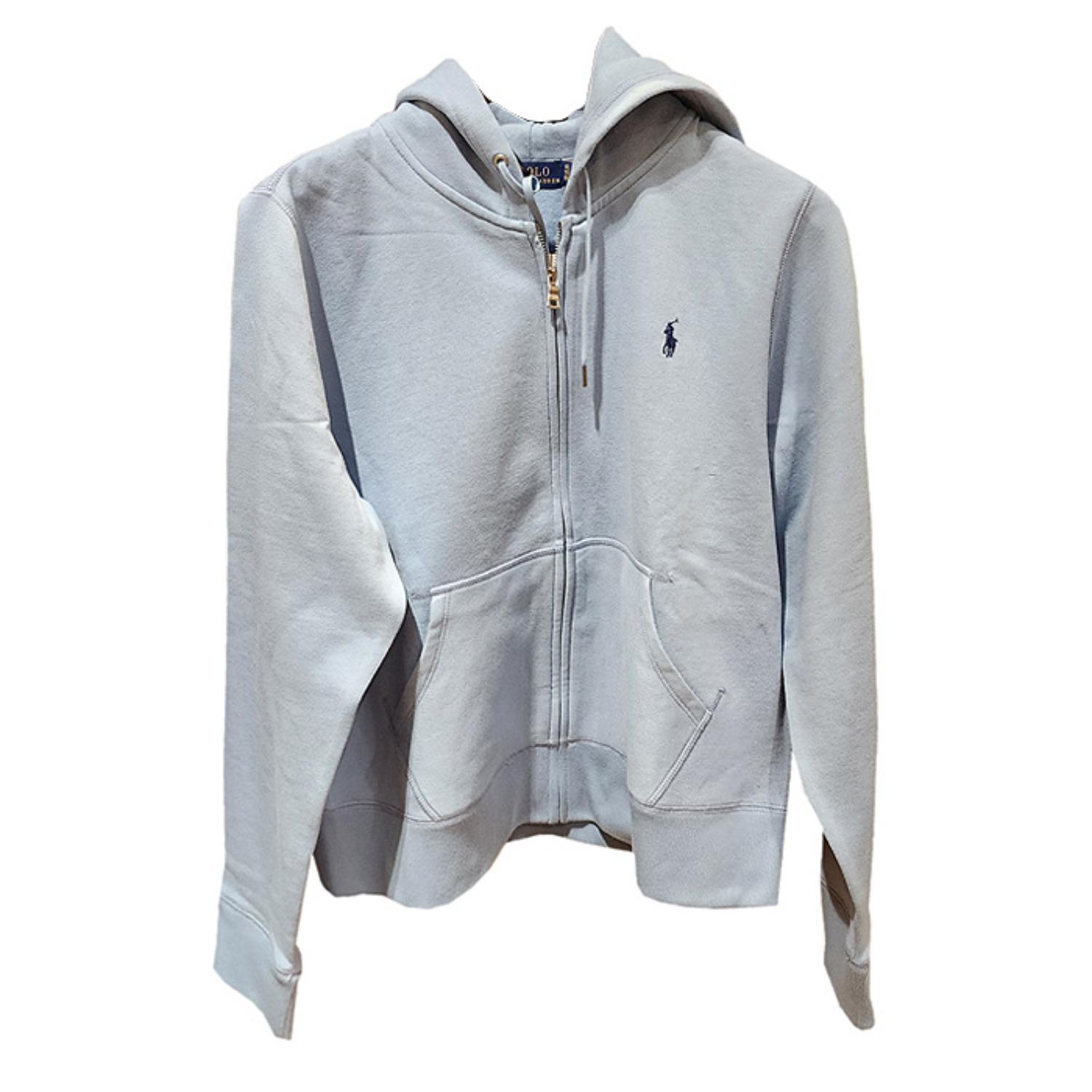 

Толстовка флисовая однотонная с капюшоном на молнии Polo Ralph Lauren Женская толстовка Синяя 211841657014 XS