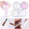 kads 25g/120g Pink Clear White Translucent Nail Art Acrylic Powder Carving Extension French Nail Crystal Polymer Powder