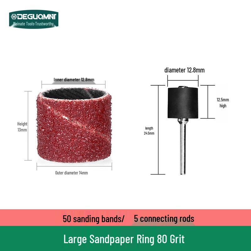 Electric Grinder Sandpaper Ring & Polishing Tool for Wood, Nails, Metal, Rust, Bodhi Peeling