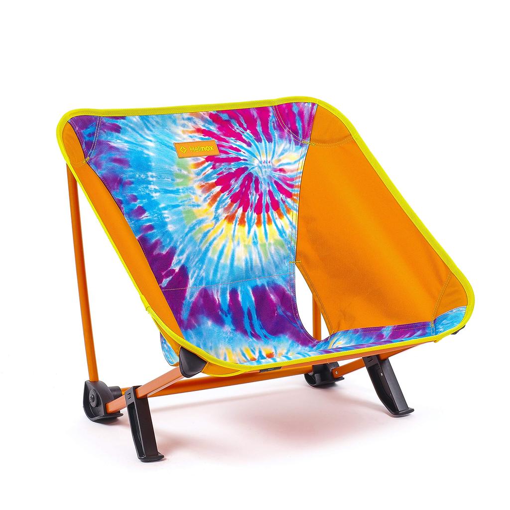 Helinox Incline Festival Chair Adjustable Outdoor Folding Chair for Events Tie Dye