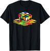Melting Puzzle Cube Retro Speed Cubing 80's Vintage Toy T-Shirt