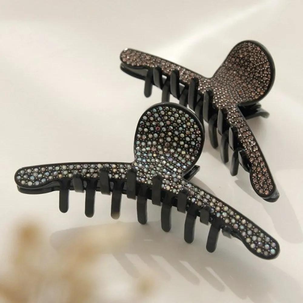 bydaisy Cubic Slim Hair Updo Clip Bh0744 Aurora White