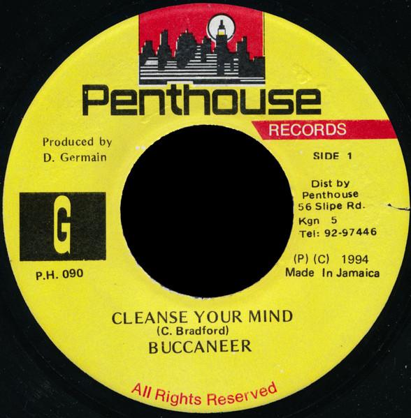7inch Record BUCCANEER - Cleanse Your Mind PH090 Penthouse Recor 1994 Jamaica Reggae, Ska & Dub Used