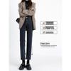 Women's Fleece-Lined High Waist Slim Fit Jeans for All Seasons