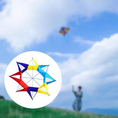 Šestiúhelníkový drak Populární Šestiúhelníkový Praktický Dekor Barevný Stabilní Kreativní Velký pro Park