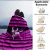 1pc Skull, Bone Blanket, Lightweight Flannel Throw For Sofa, Bed, Travel, Camping, Livingroom, Office, Couch, Chair