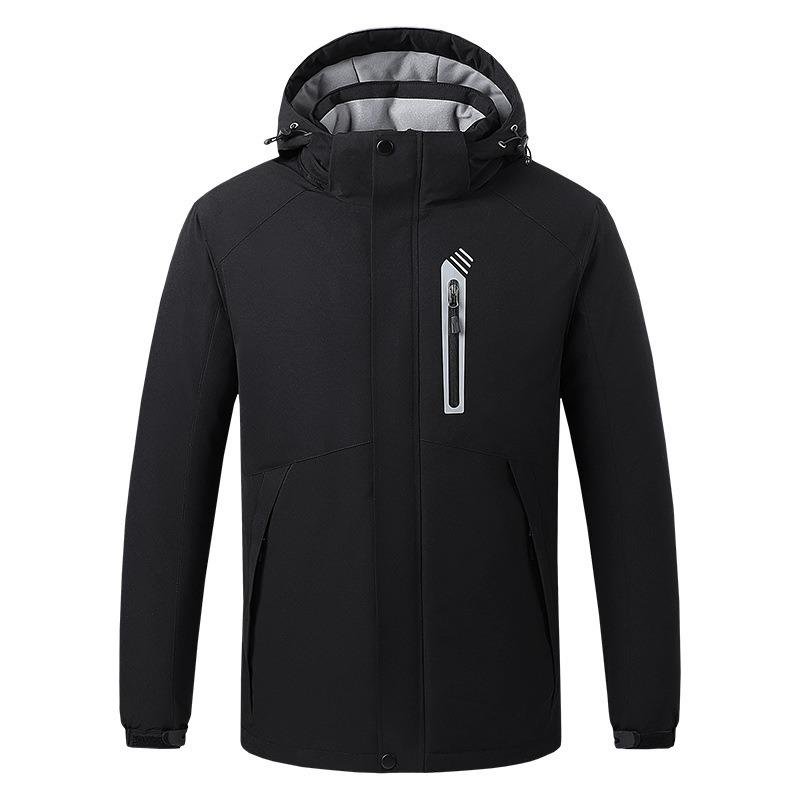 Winter Smart I Heating Cotton-padded Jacket Warm Jacket USB Charging Electric Heating Warm Men's and Women's Hooded Couple Clothes