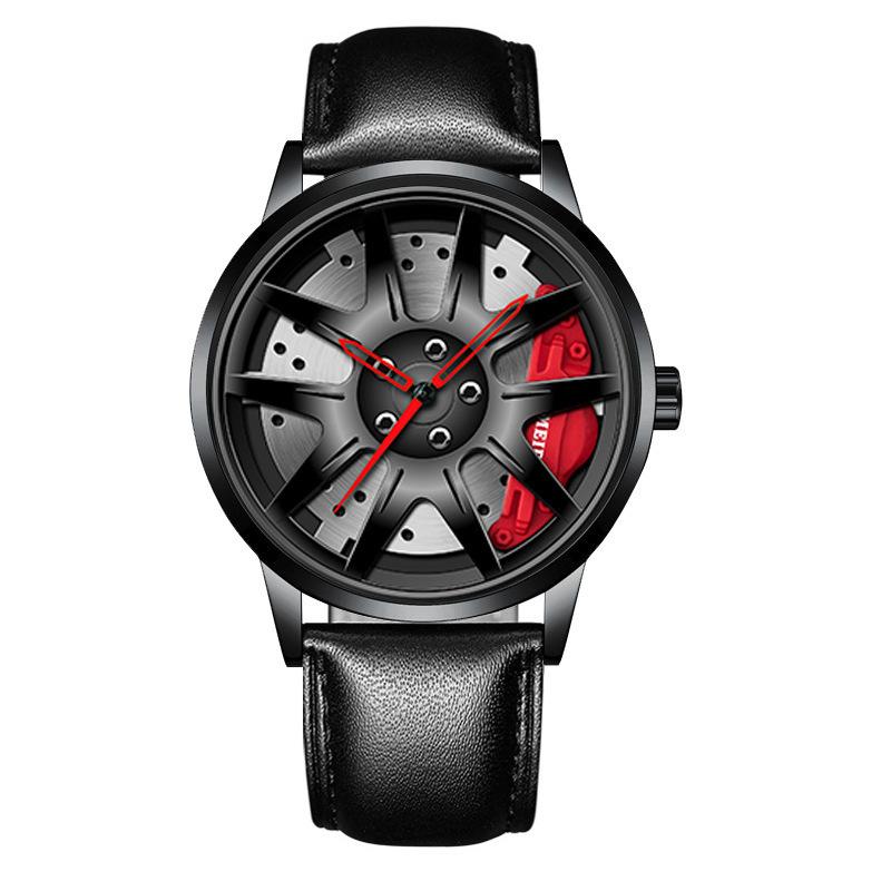Official automatic movement watch men's vacuum plating wheel style non-mechanical watch new one