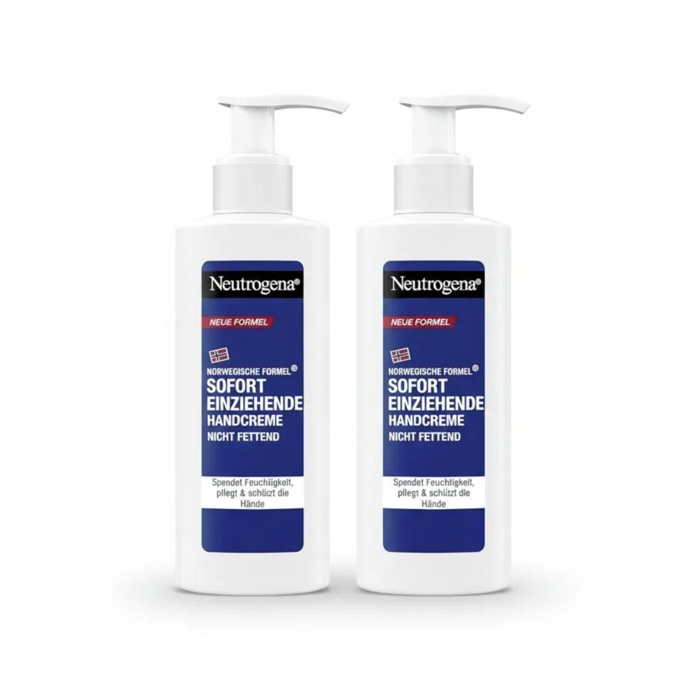 Neutrogena Быстровпитывающий крем для рук 150 мл 2 шт. Быстрое впитывание Для сухих, потрескавшихся рук Быстрое впитывание