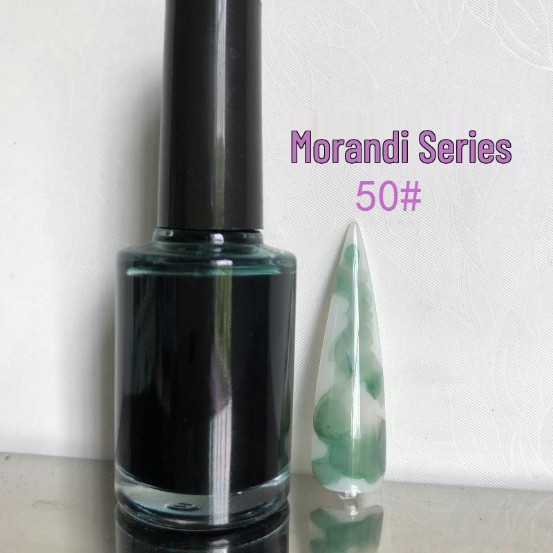 Morandi Marble Texture Quick-Dry Liquid Watercolor Gel for Nail Art